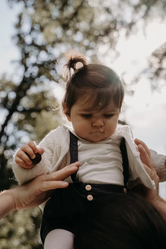 photographe bebe en foret