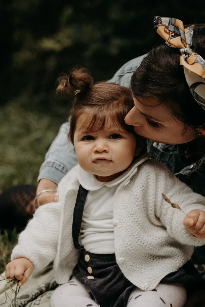 photographe bebe en foret