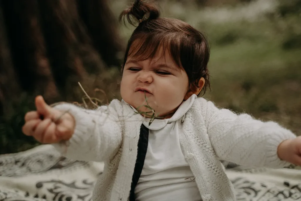 photographe bebe en foret