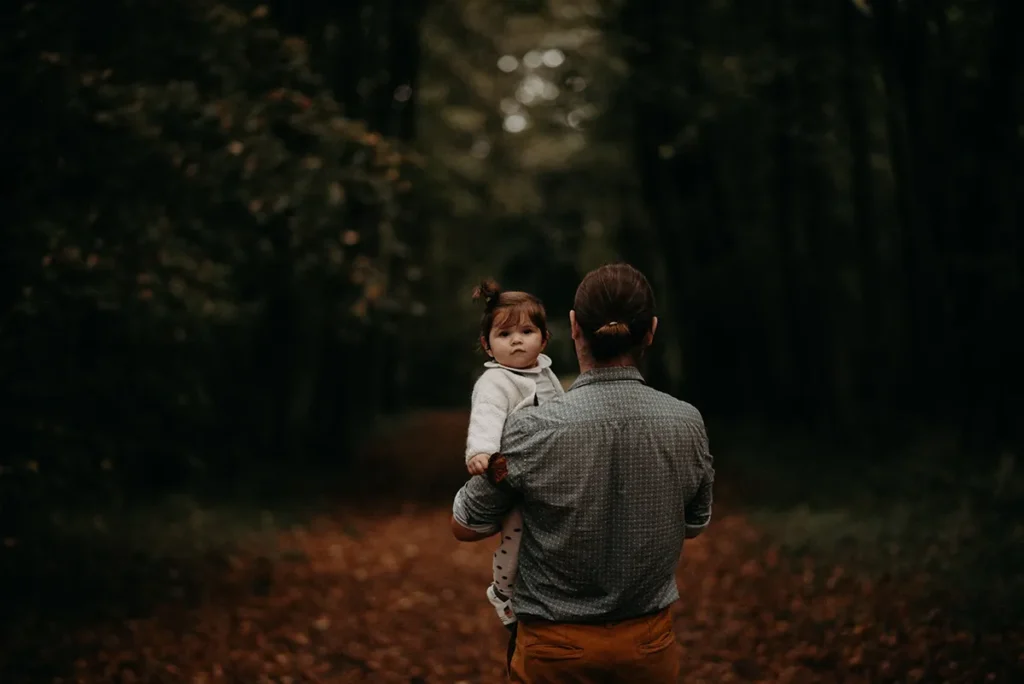 photographe bebe en foret