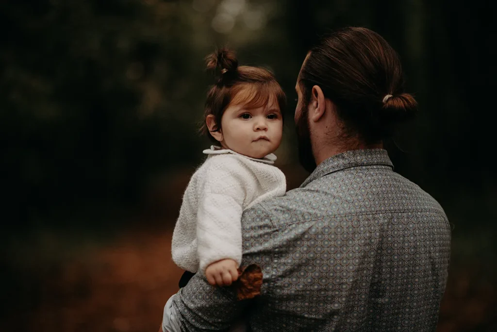 photographe bebe en foret