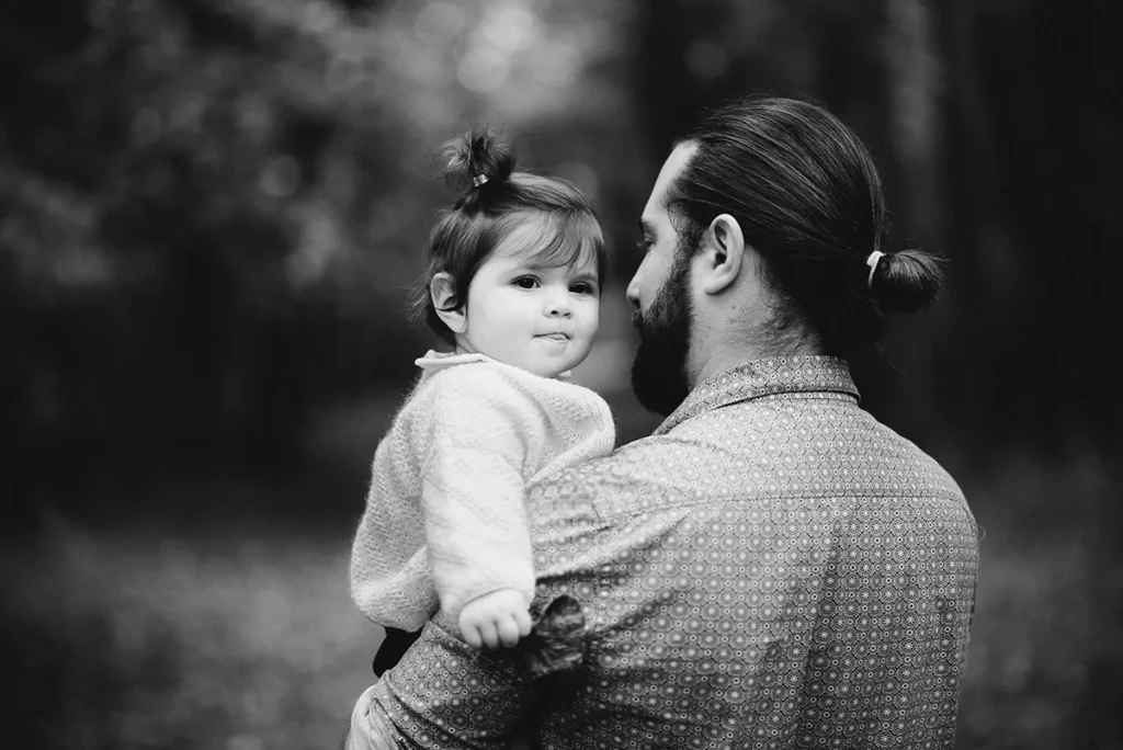 photographe bebe en foret