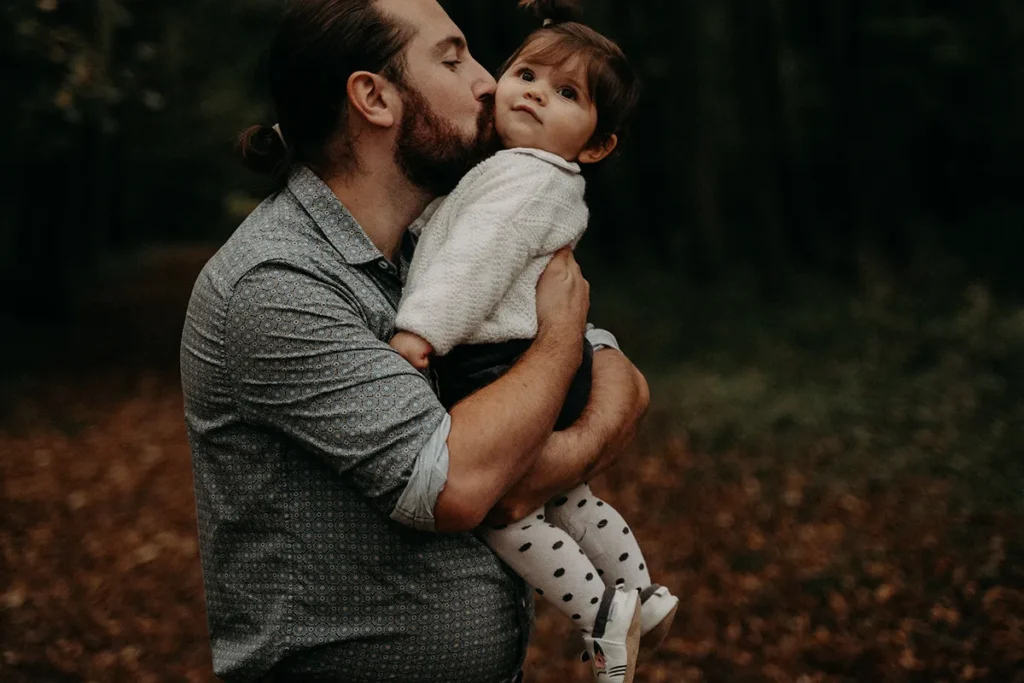 photographe bebe en foret