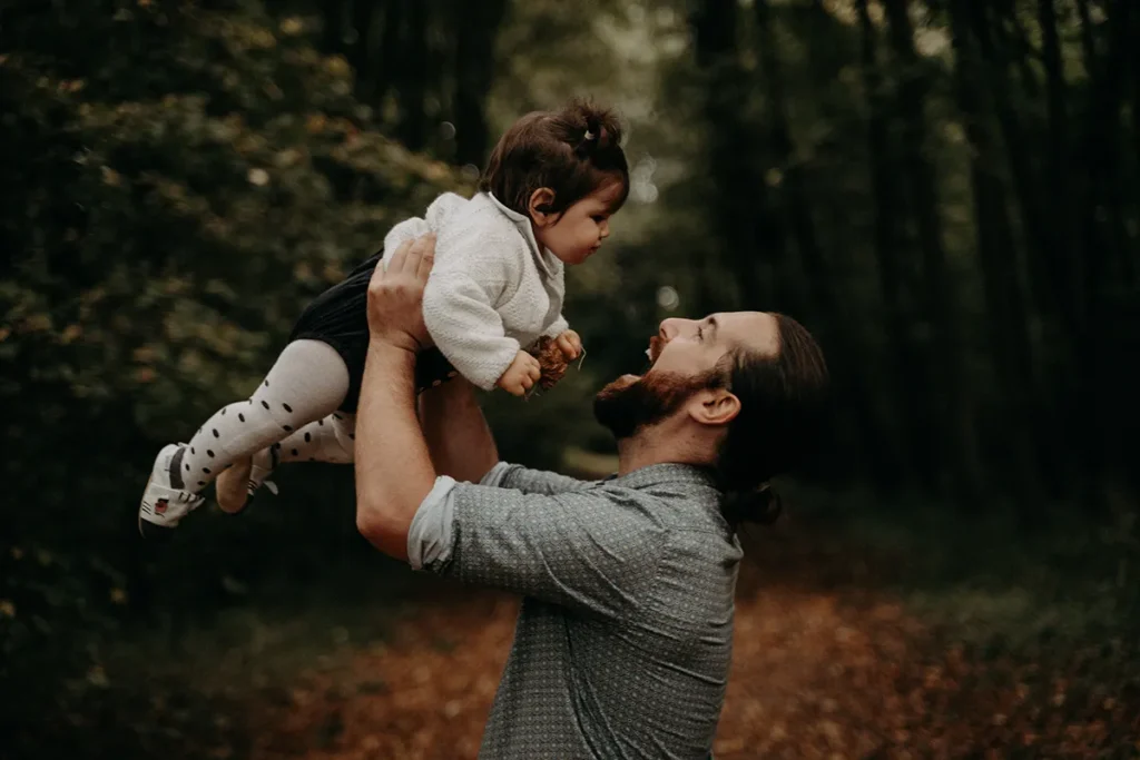 photographe bebe en foret