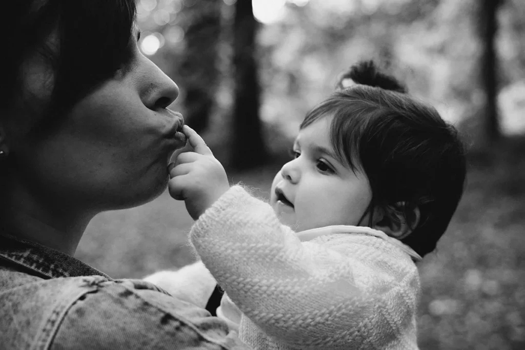 photographe bebe en foret