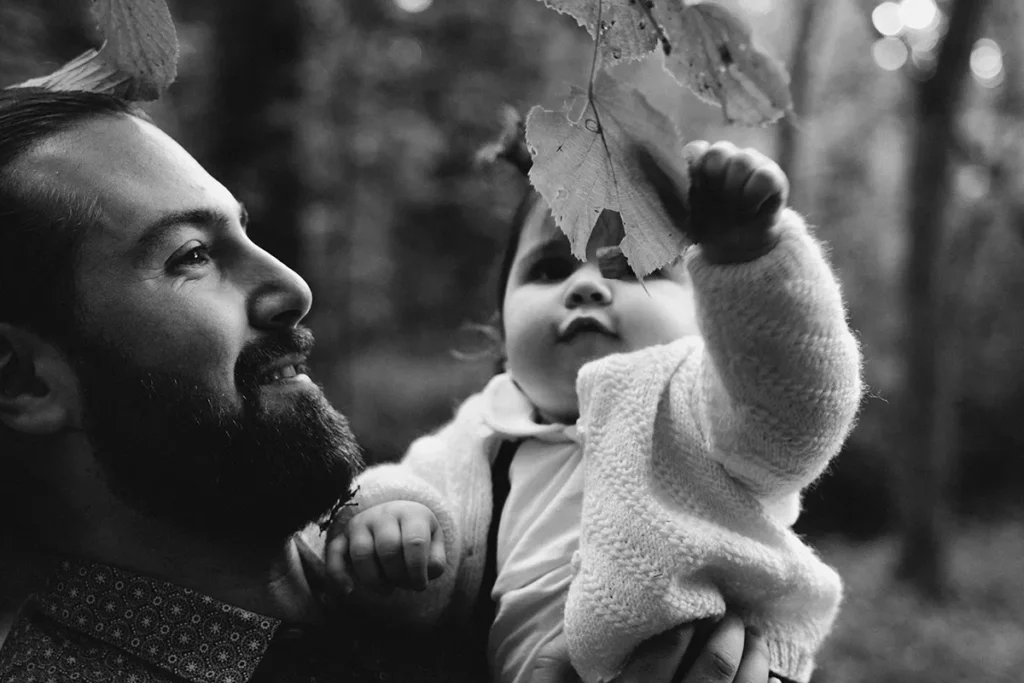 photographe bebe en foret