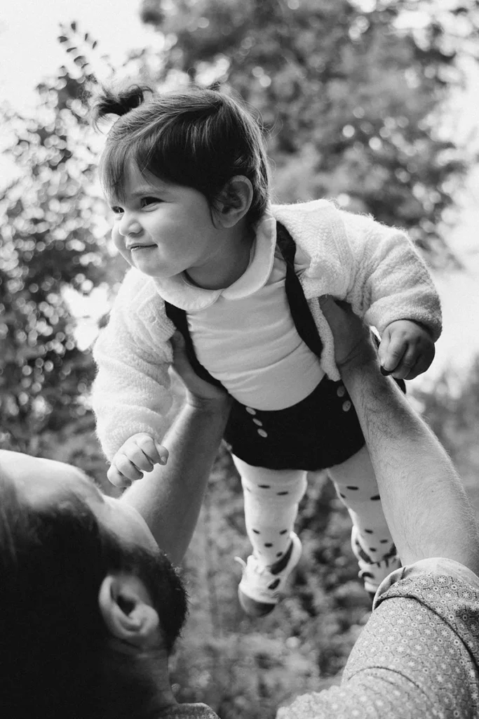 photographe bebe en foret