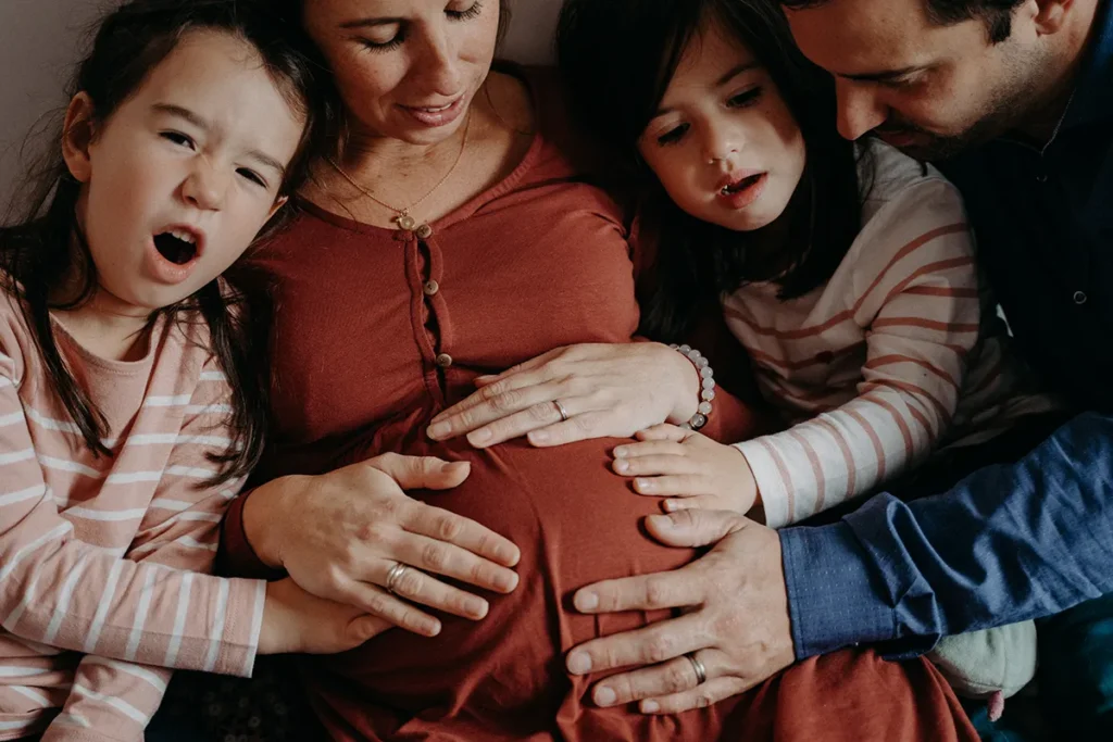 photographe grossesse avec enfants perreux sur marne