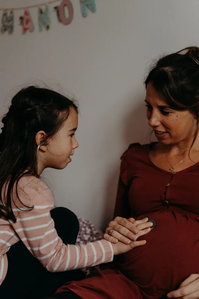 photographe grossesse avec enfants perreux sur marne