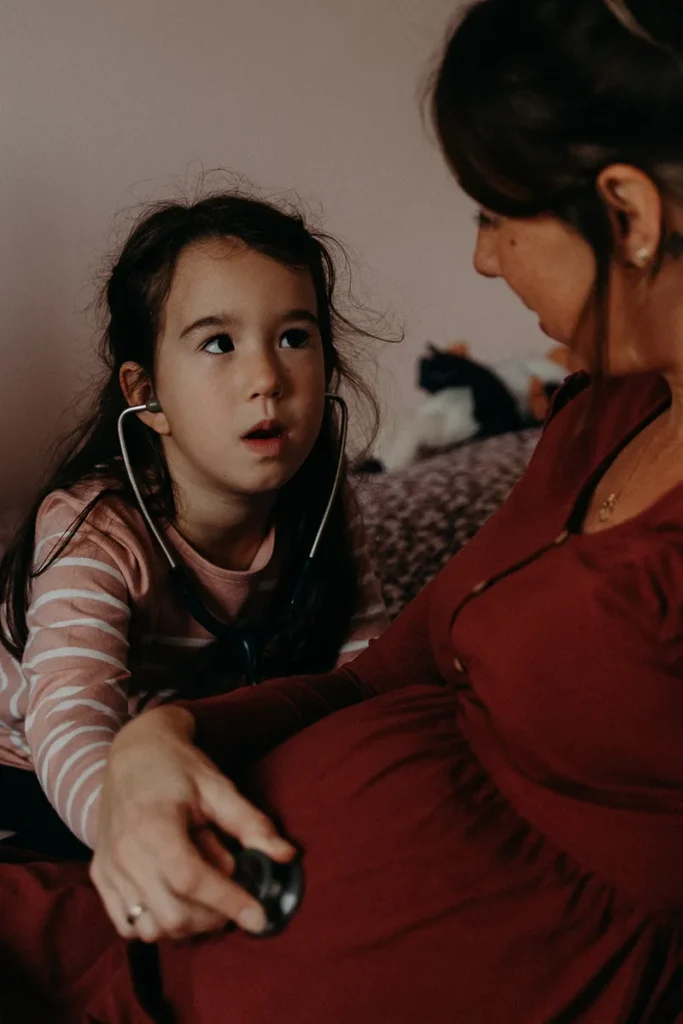 photographe grossesse avec enfants perreux sur marne