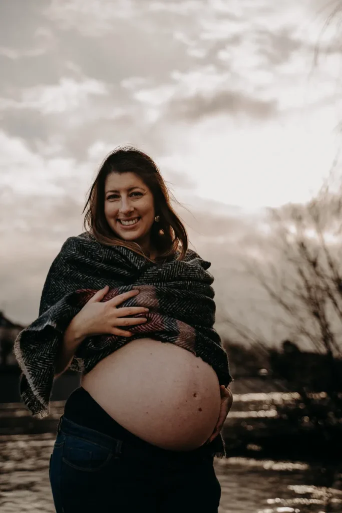 photographe grossesse hiver bords marne perreux