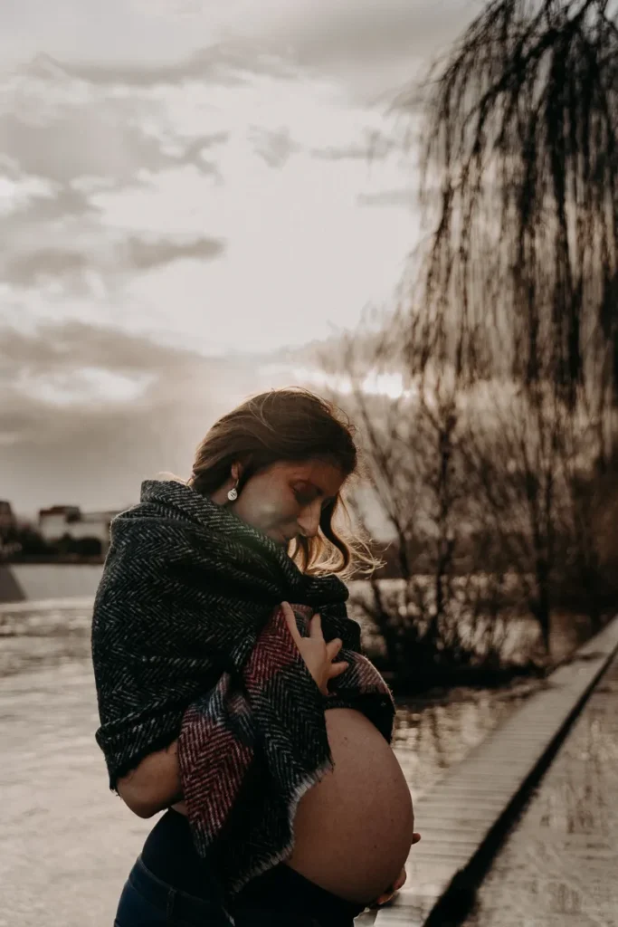 photographe grossesse hiver bords marne perreux